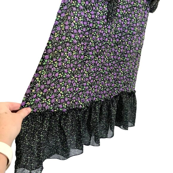 Confess Liberty Floral Cottage Farmhouse Babydoll Sheer 90's Mini Dress. Size‎ S - Picture 4 of 10